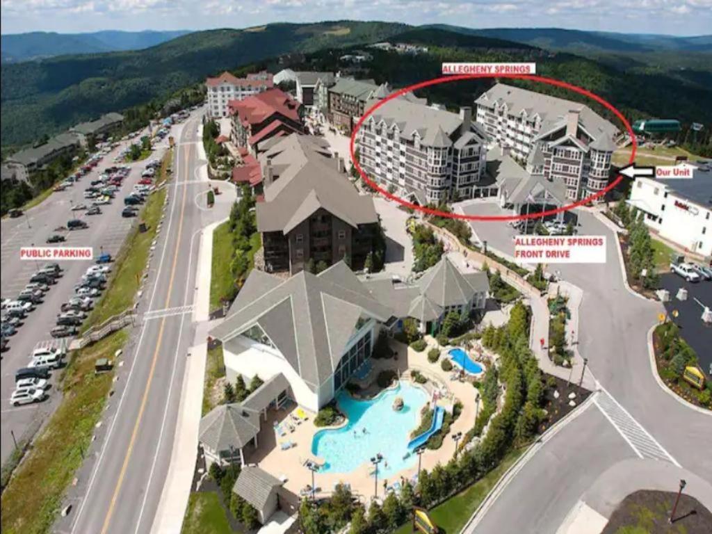 Allegheny Spring 239 King, Bed/Ski-In, Out/Pool & Hot Tub Snowshoe Dış mekan fotoğraf